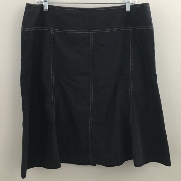 NYCC Plus Size 16 A-Line Button Down Lightweight Jean Skirt with Pockets - Picture 2 of 5
